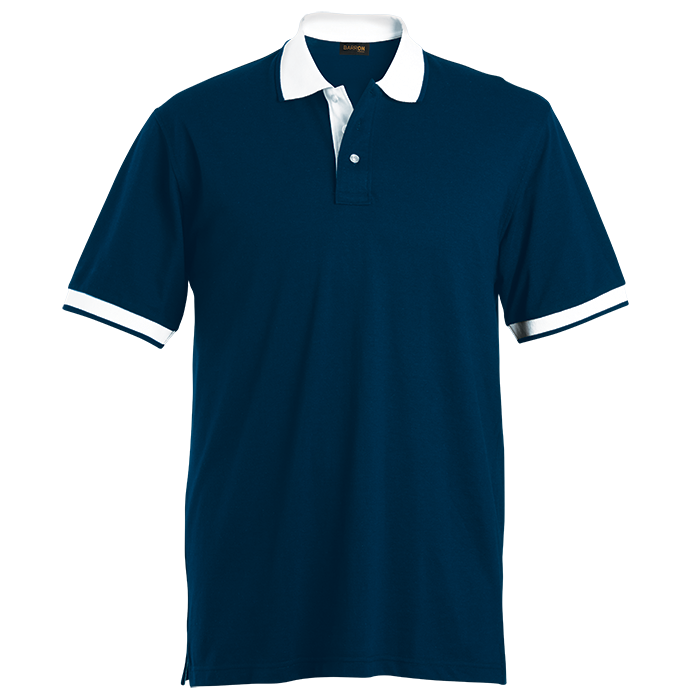Mens Titan Golf Shirt Navy/White / SML / Regular - Shirts