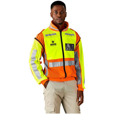 Metro Two-Tone High Visibility Reflective Zip-Off Jacket - Work Safety Protective Gear