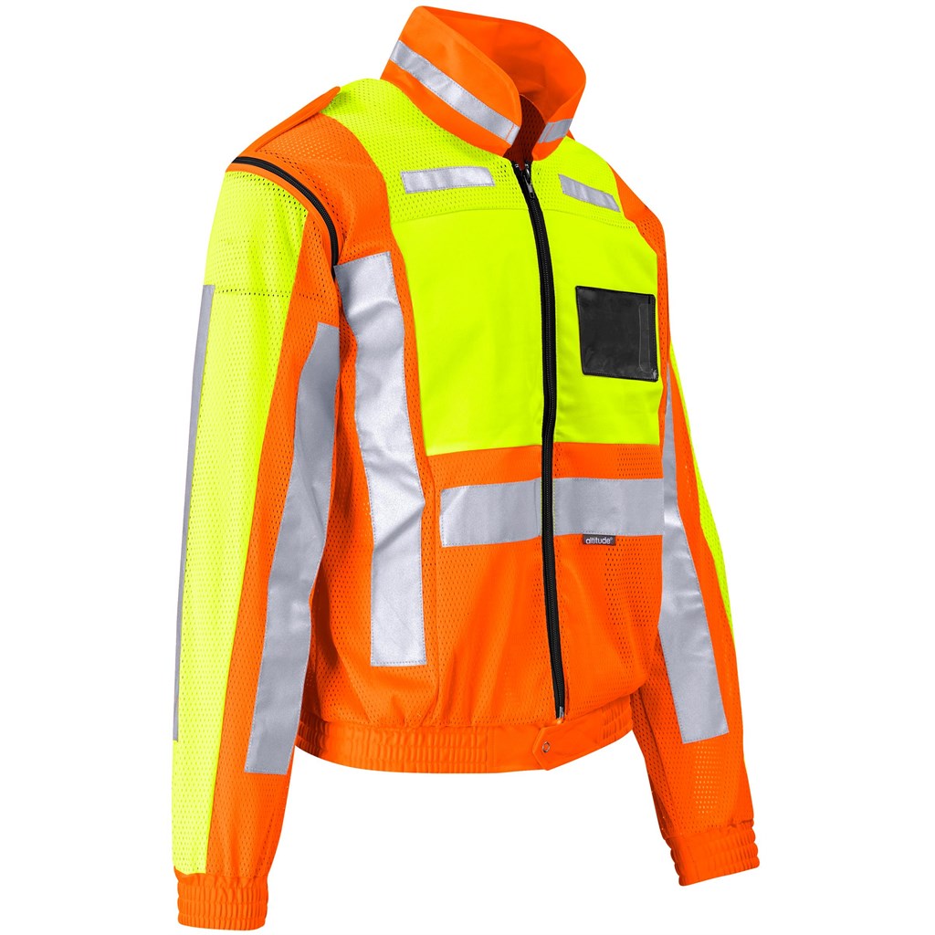 Metro Two-Tone High Visibility Reflective Zip-Off Jacket - Work Safety Protective Gear