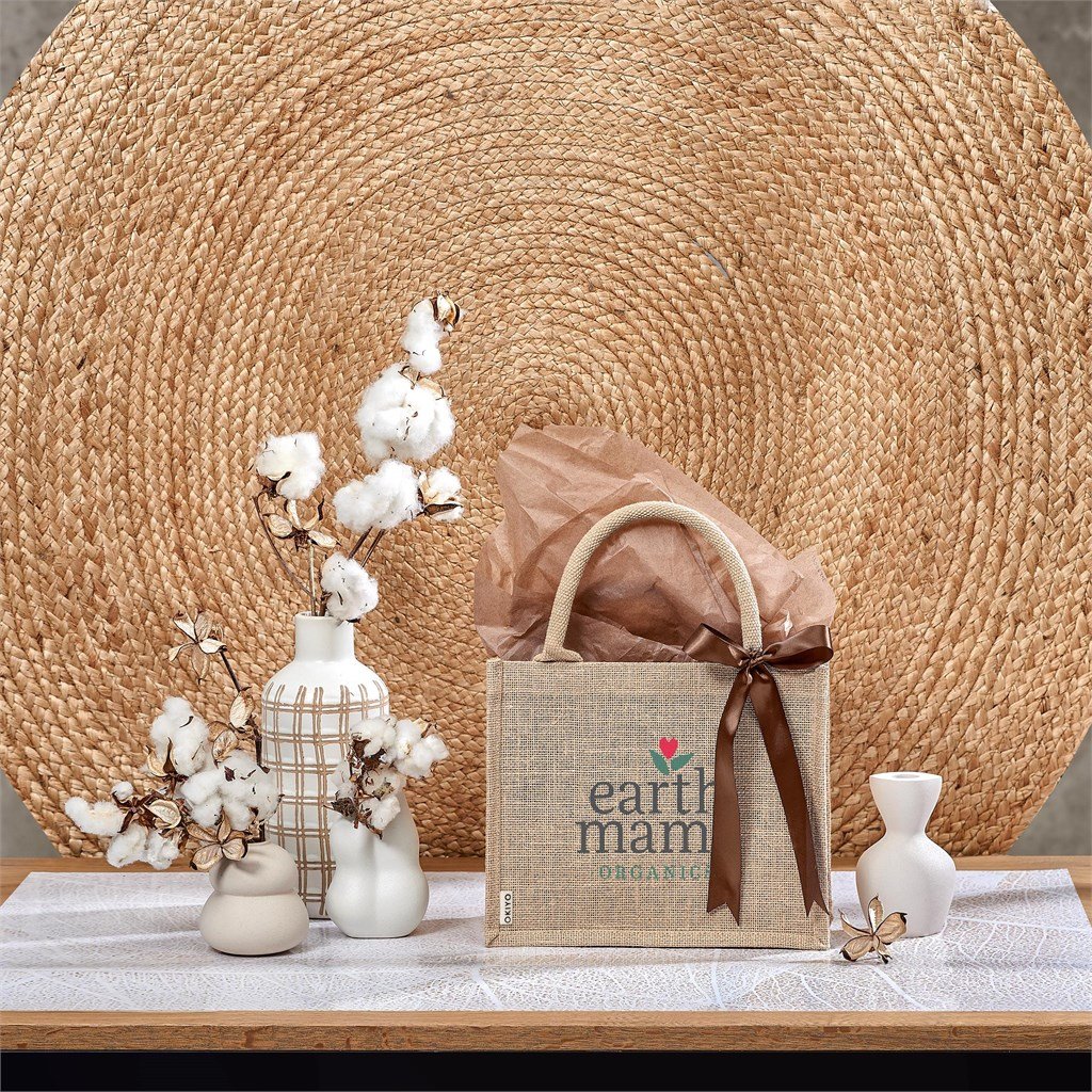 Miyag Midi Jute Gift Bag - Eco-Friendly Bags,Cotton and Bags,Shoppers Totes,Jute Products,Eco Ideas,Bags,Bags