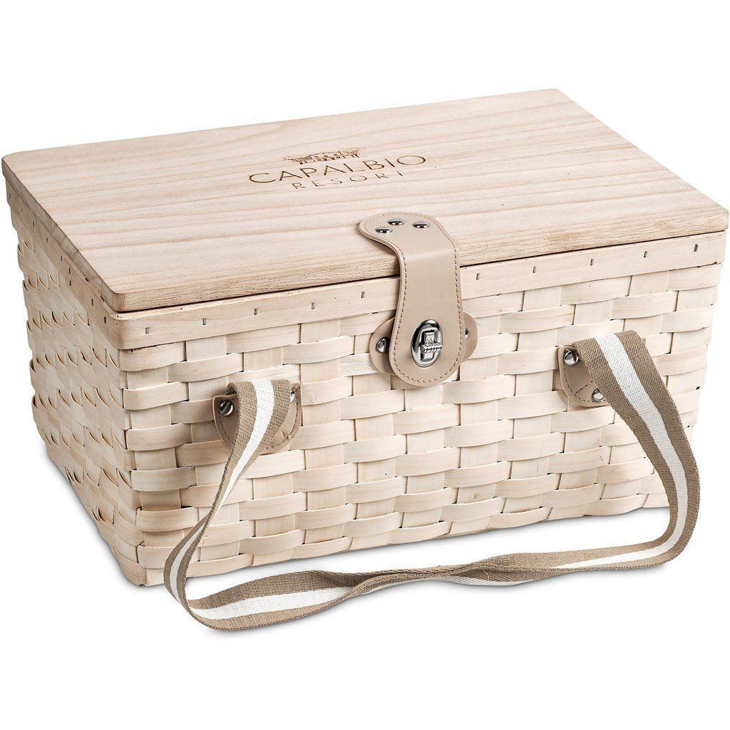 Montega 2-Person Picnic Basket NATURAL - Picnic,Ideas for Summer,Ideas the Beach,Braai Ideas,Heritage Day