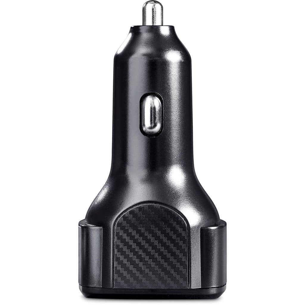 Monza 3-in-1 Fast Car Charger BLACK - On the Road,Chargers and Adaptors,Travel Essentials,Technology