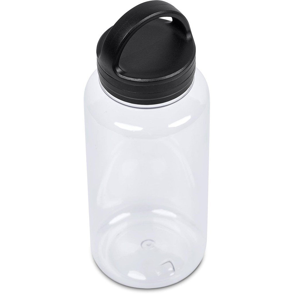 Moreno Recycled PET Water Bottle – 1Litre BLACK - Bottles,Recycled Products,Recycled Drinkware,Drinkware