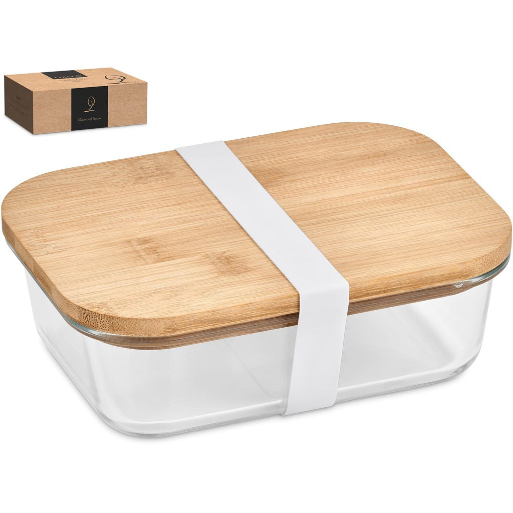 Moshi Glass & Bamboo Lunch Box Natural / NT - Boxes Totes