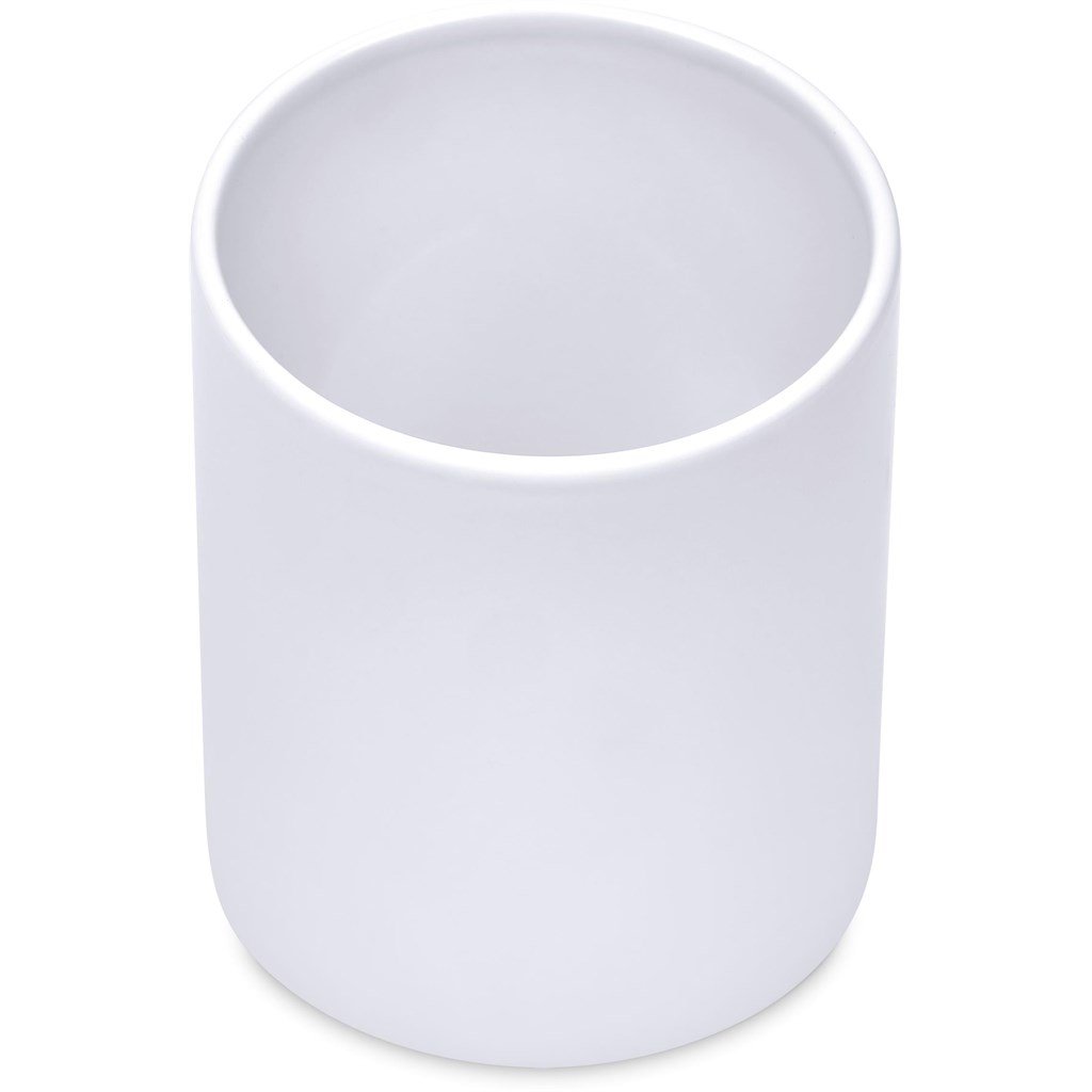Mural Sublimation Ceramic Stationery Cup SOLID WHITE - Stationery,Stationery,Ideas for Work