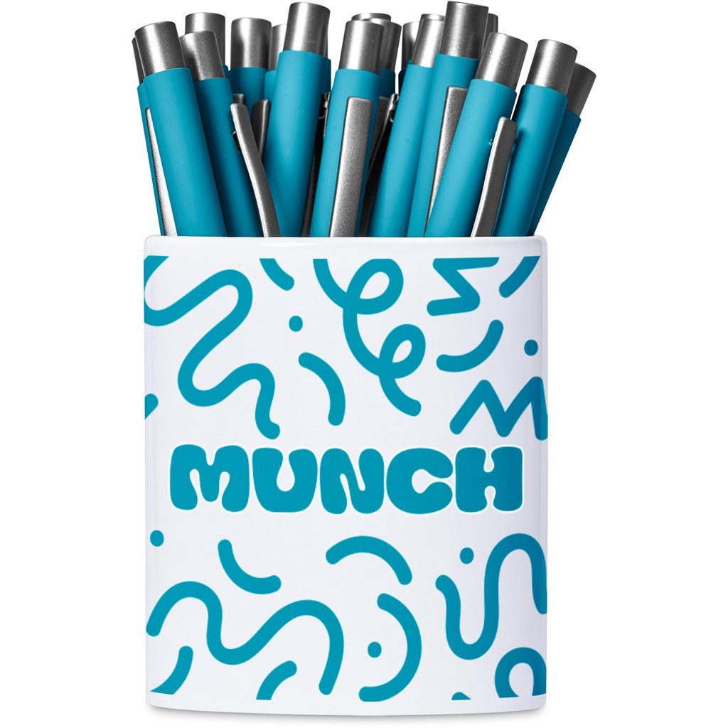 Mural Sublimation Ceramic Stationery Cup SOLID WHITE - Stationery,Stationery,Ideas for Work