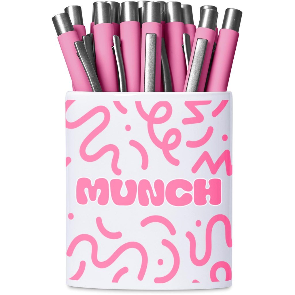 Mural Sublimation Ceramic Stationery Cup SOLID WHITE - Stationery,Stationery,Ideas for Work