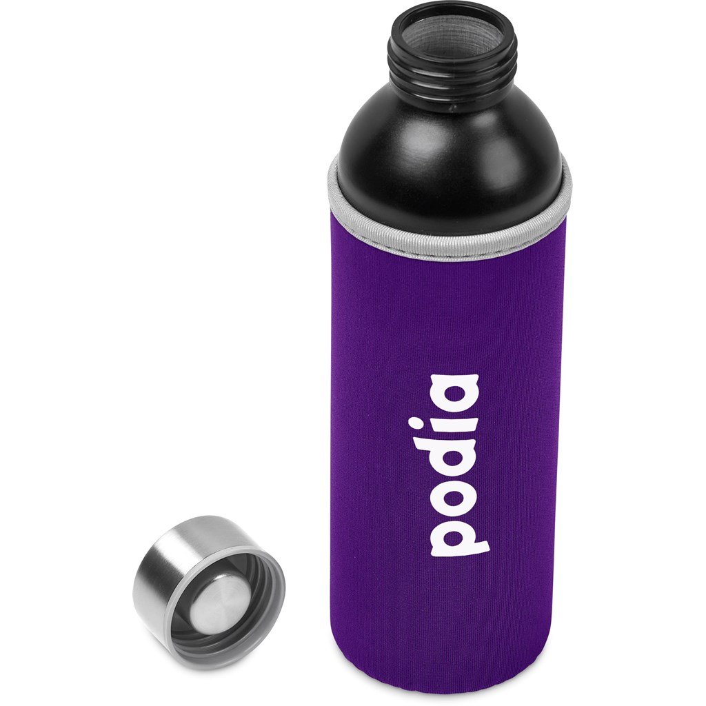 Nostro Recycled Aluminium Water Bottle - 650ml - Bottles,Drinkware,Recycled Drinkware