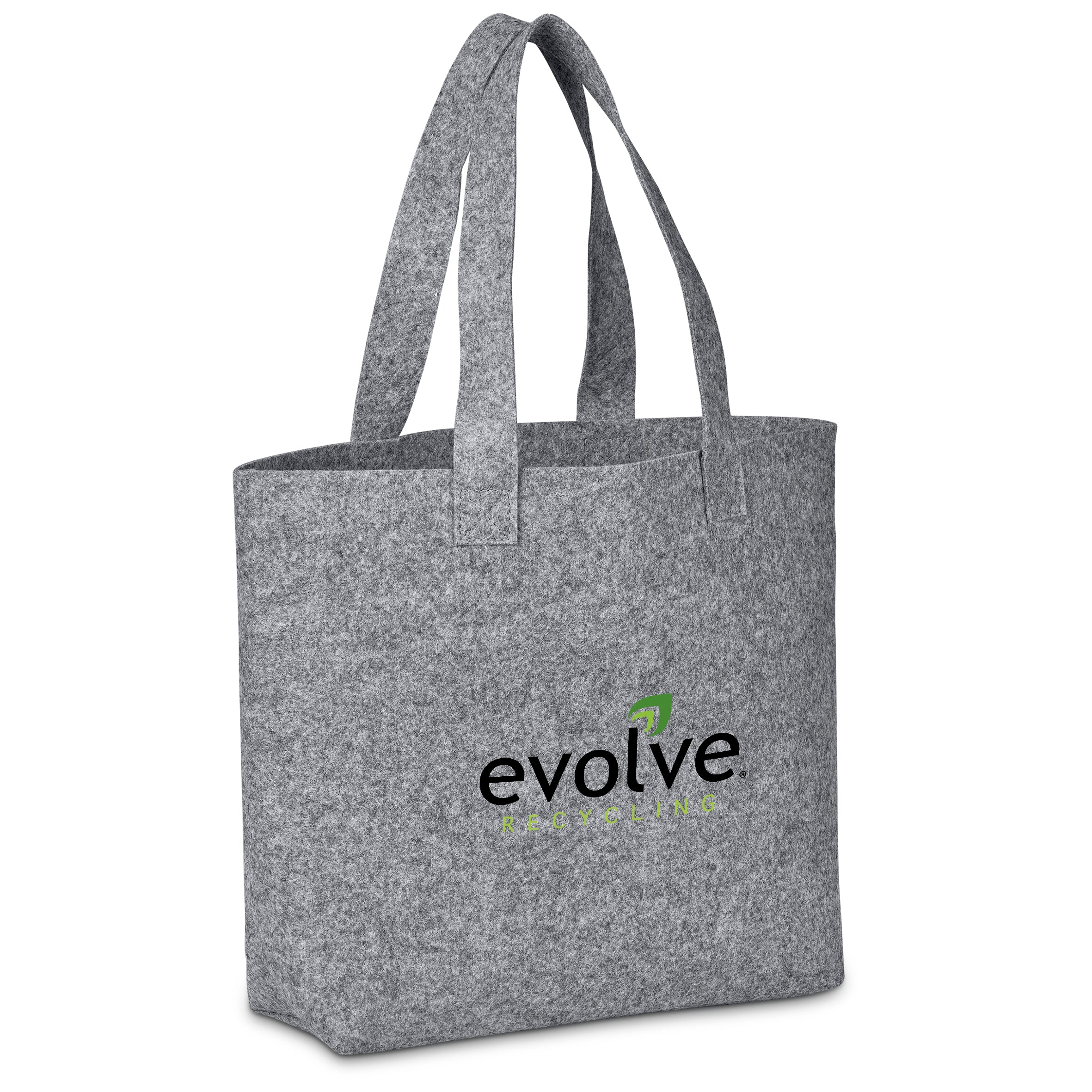 Ocean Recycled PET Felt Shopping Tote Bag Grey / GY - Totes