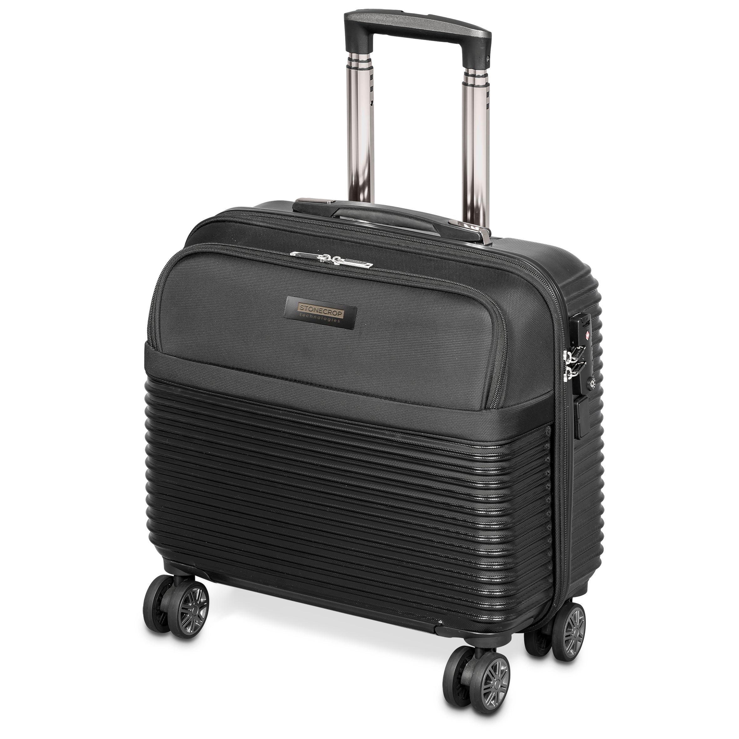 Odessa Laptop Trolley Bag Black / BL - Bags on Wheels