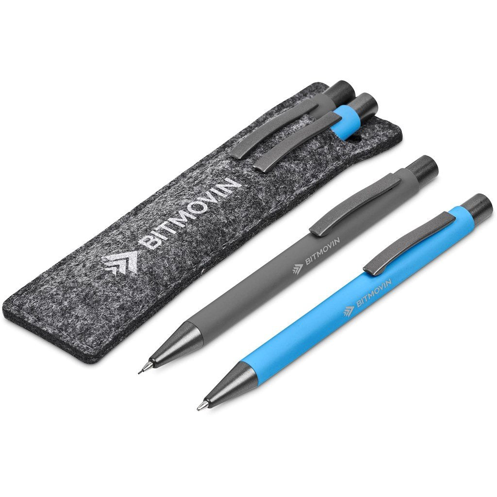 Omaha Ball Pen & Pencil Set LIGHT BLUE - and Sets
