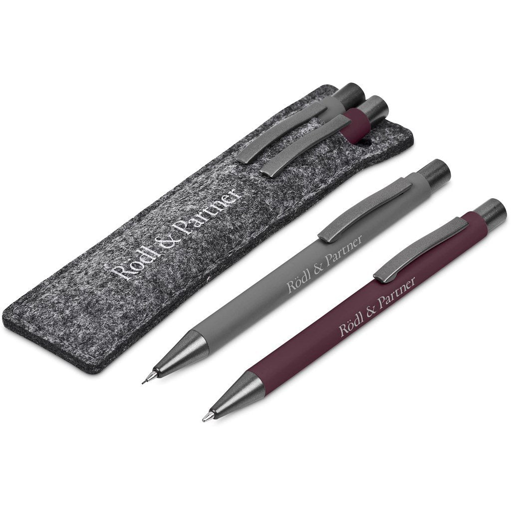 Omaha Ball Pen & Pencil Set MAROON - and Sets