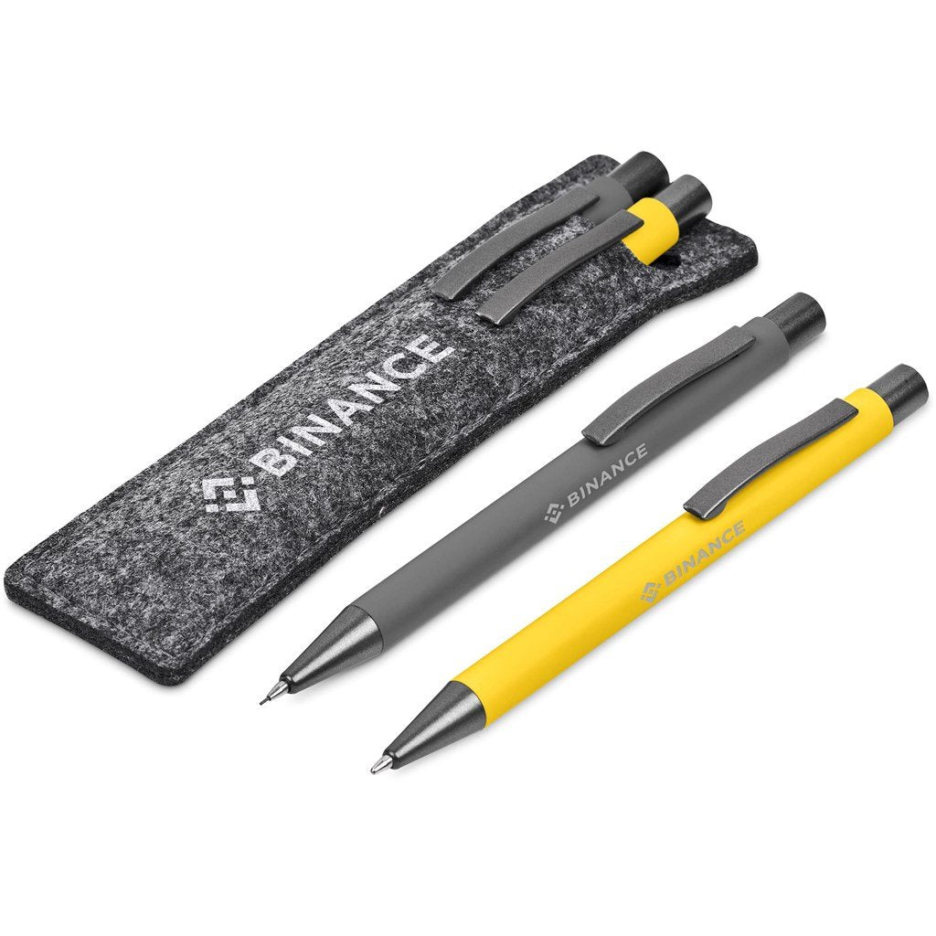 Omaha Ball Pen & Pencil Set YELLOW - and Sets