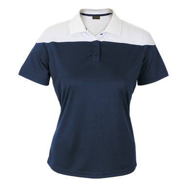 Omega Golfer Ladies Navy/White / XS / Regular - Golf Shirts
