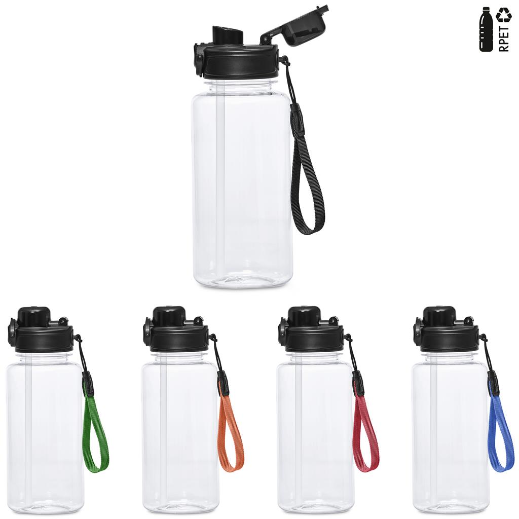 Ortega Recycled PET Water Bottle – 1Litre - Bottles,Recycled Products,Recycled Drinkware,Drinkware