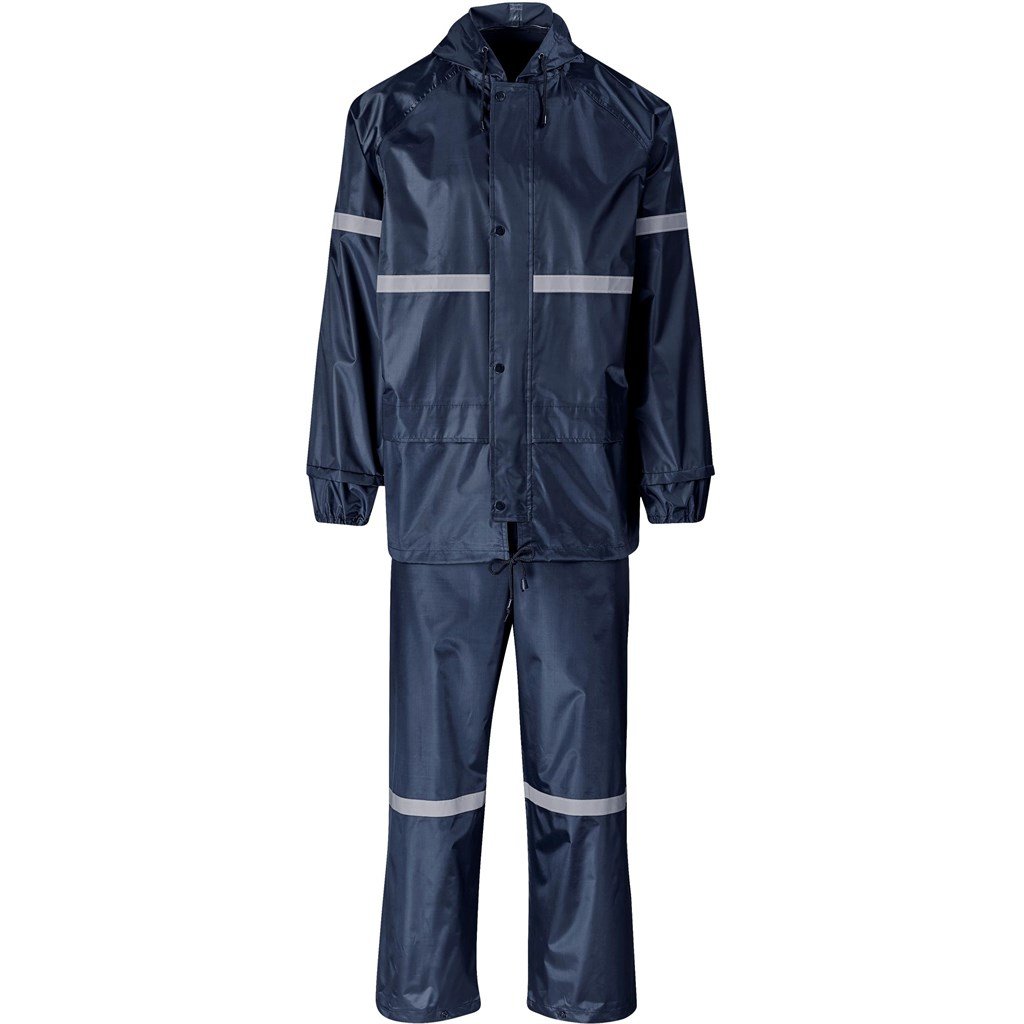 Outdoor Hi-Viz Reflective Polyester/PVC Rainsuit