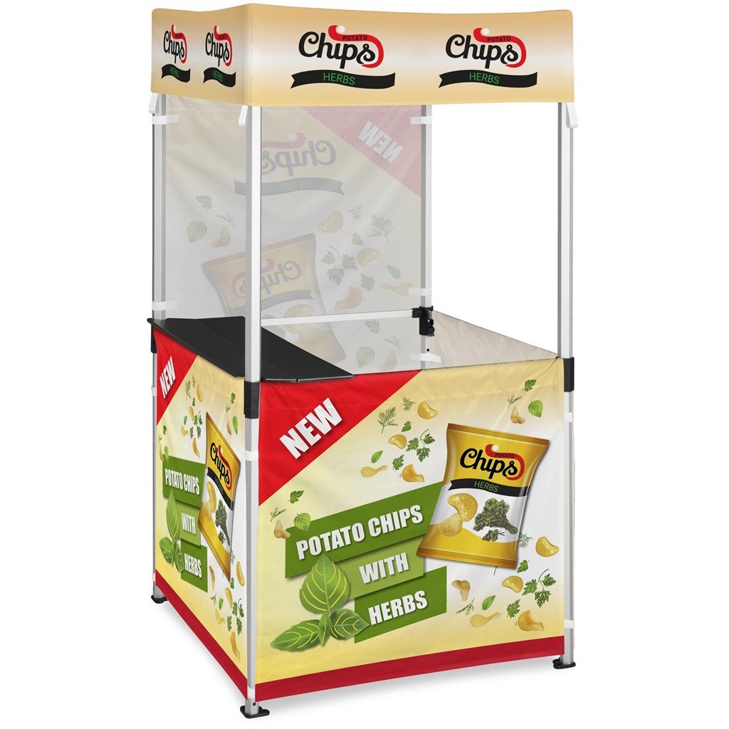 Ovation Gazebo 1 x 1m Kiosk 3H-Walls 1F-Wall - Canopies & Gazebos