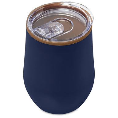 Ovolo Stainless Steel & Plastic Double-Wall Tumbler – 350ml - Travel Mugs and Tumblers,Drinkware