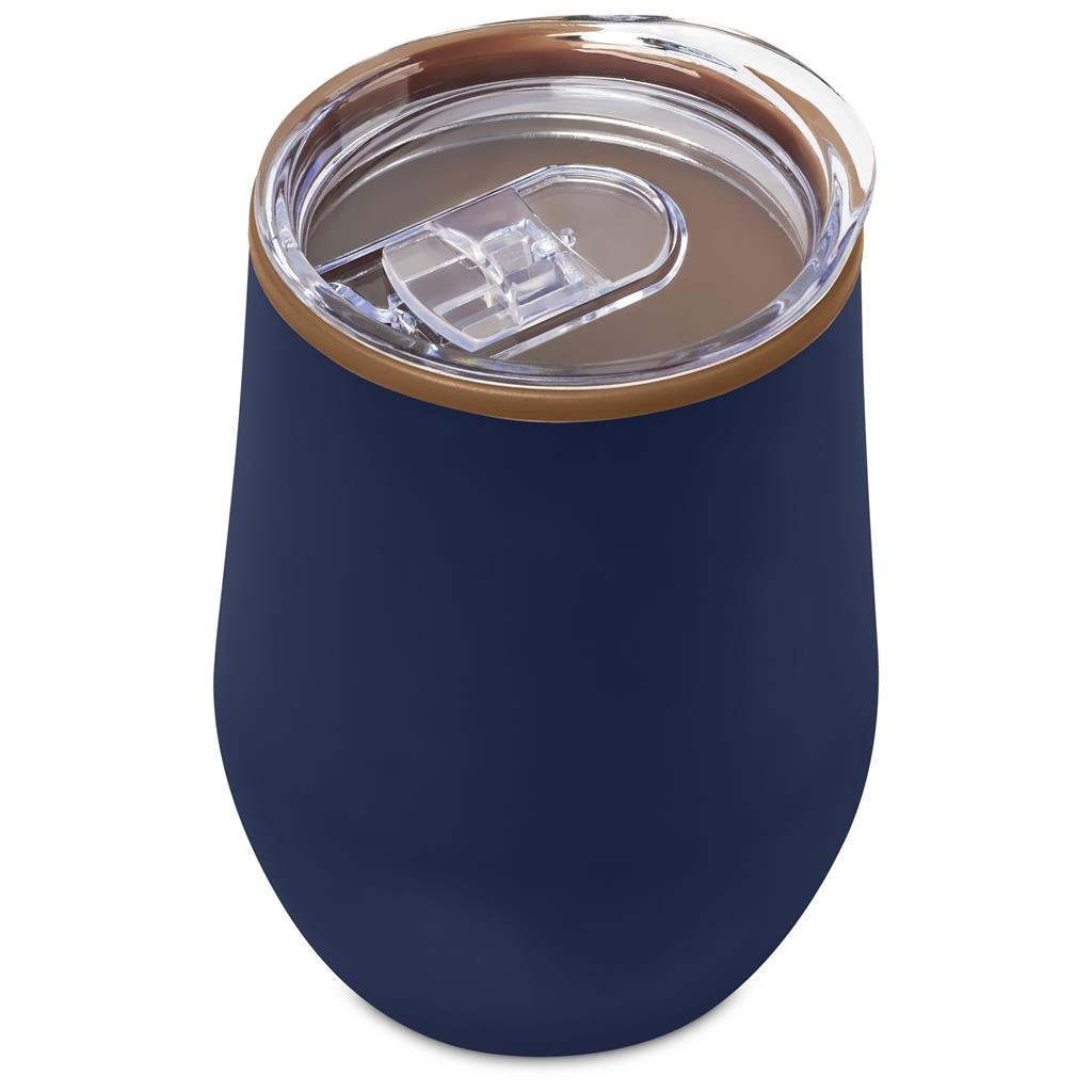 Ovolo Stainless Steel & Plastic Double-Wall Tumbler – 350ml - Travel Mugs and Tumblers,Drinkware