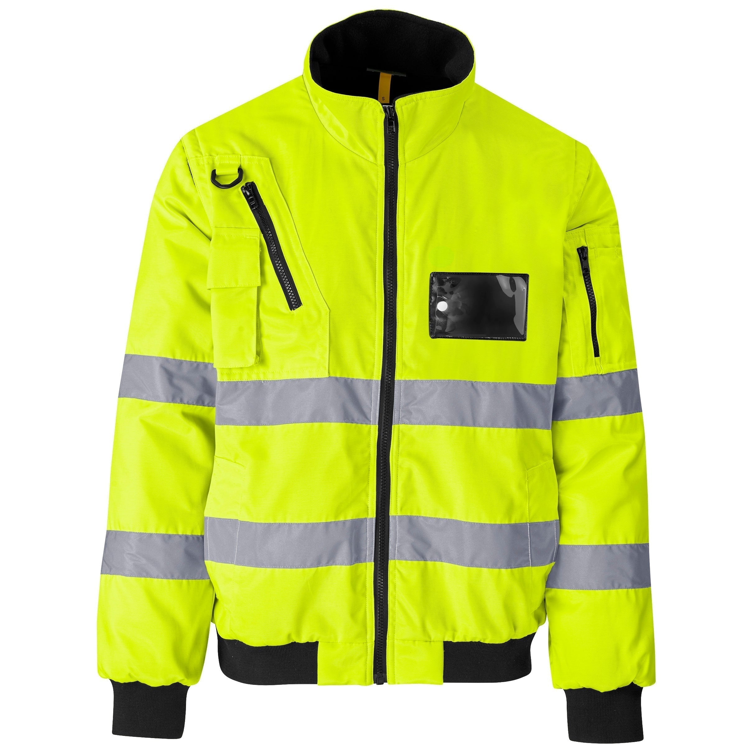 Techno Padded Hi-Viz Reflective Bunny Jacket-2XL-Yellow-Y