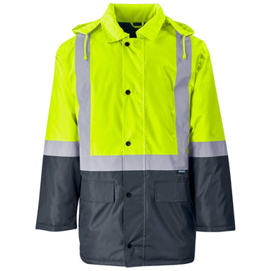 Hazard Padded Two-Tone Hi-Viz Reflective Jacket-2XL-Yellow-Y