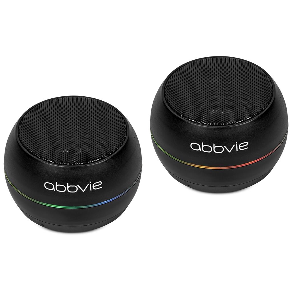 Pamplona Bluetooth Speaker Duo Set BLACK - Speakers,Technology