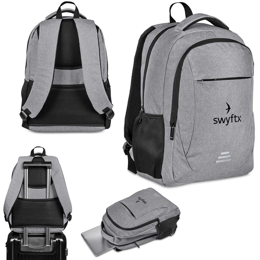 Pavia Laptop Backpack GREY - Backpacks,Bags,Ideas for Work,Bags