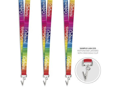Petersham Lanyard With Crocodile Clip - Sample-