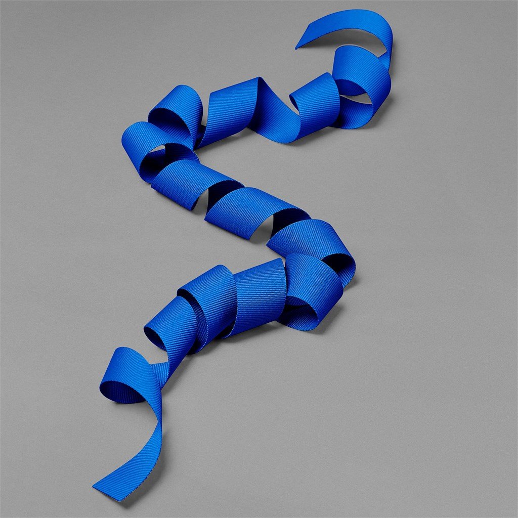 Petersham Ribbon (Unbranded) - 1.3m ROYAL BLUE - Fillers And Tissue Paper