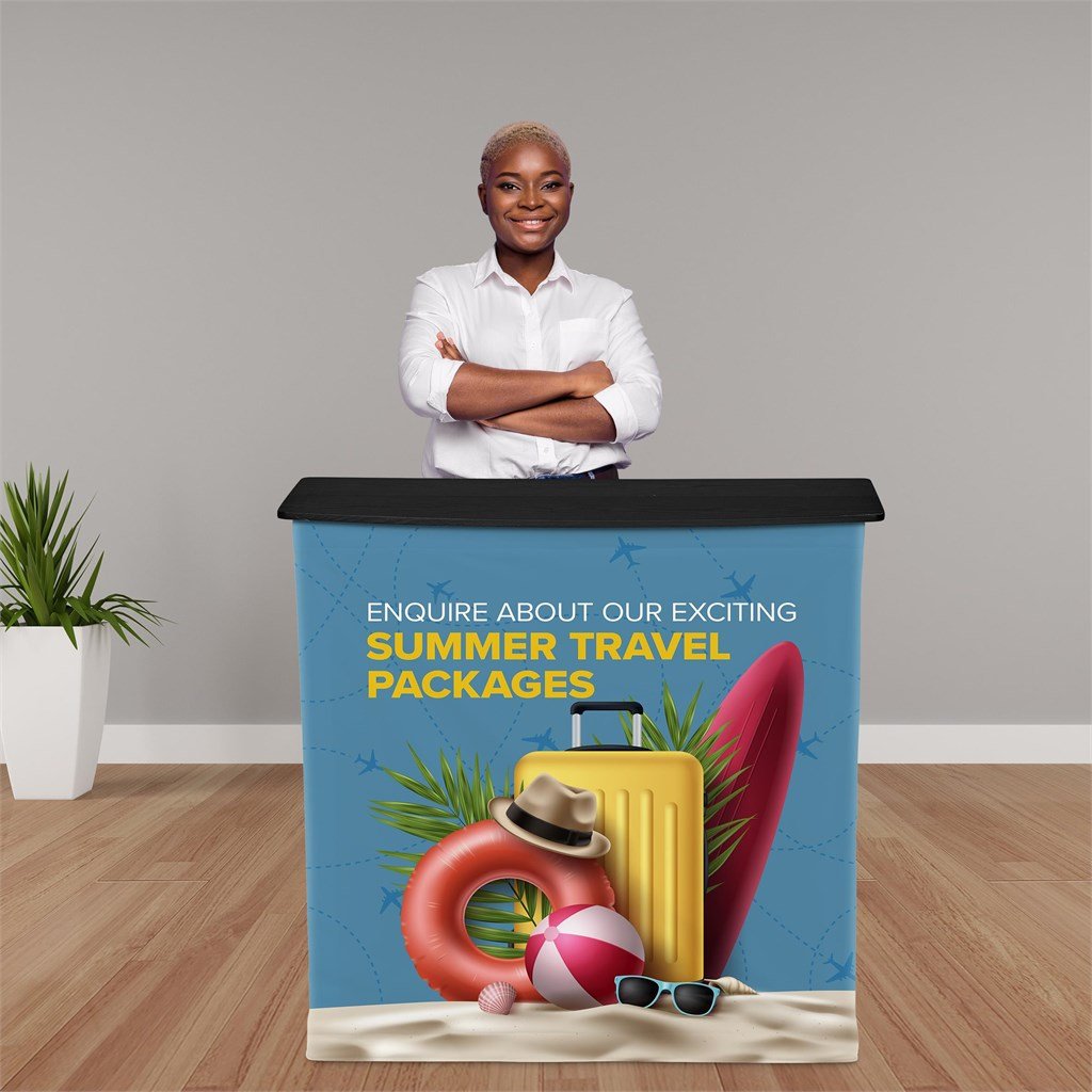 Pop Up Fabric Counter - Displays