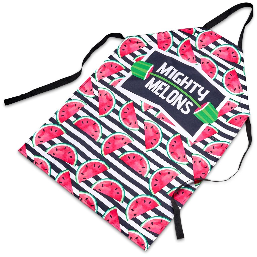 Pre-Printed Sample Custom Bostock Apron BLACK - Home and Living