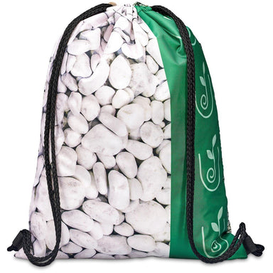 Pre-Printed Sample Custom Credo Drawstring Bag BLACK - Bags and Backpacks