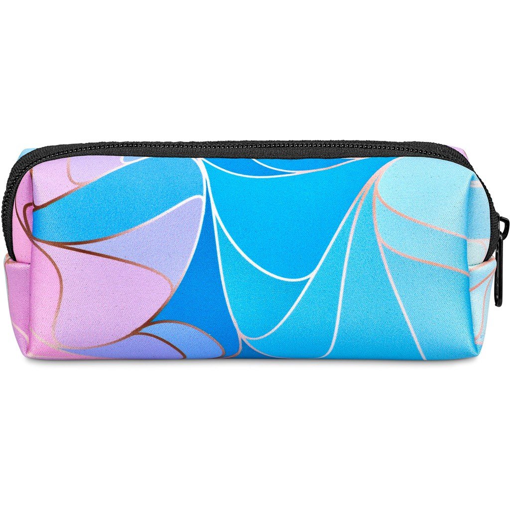 Pre-Printed Sample Custom Emma Neoprene Makeup Bag BLACK - Toiletry and Cosmetic Bags