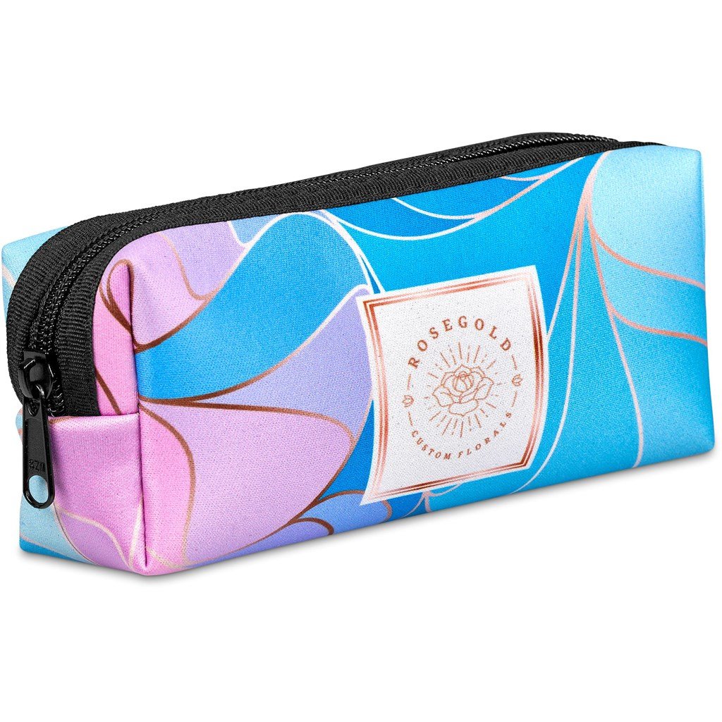 Pre-Printed Sample Custom Emma Neoprene Makeup Bag BLACK - Toiletry and Cosmetic Bags