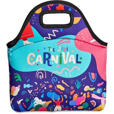 Pre-Printed Sample Custom Hobie Neoprene Lunch Cooler BLACK - Coolers and Lunchware