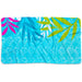 Pre-Printed Sample Custom Hula Beach Towel - Double-Sided Branding SOLID WHITE - and Outdoor