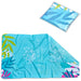 Pre-Printed Sample Custom Hula Beach Towel - Double-Sided Branding SOLID WHITE - and Outdoor