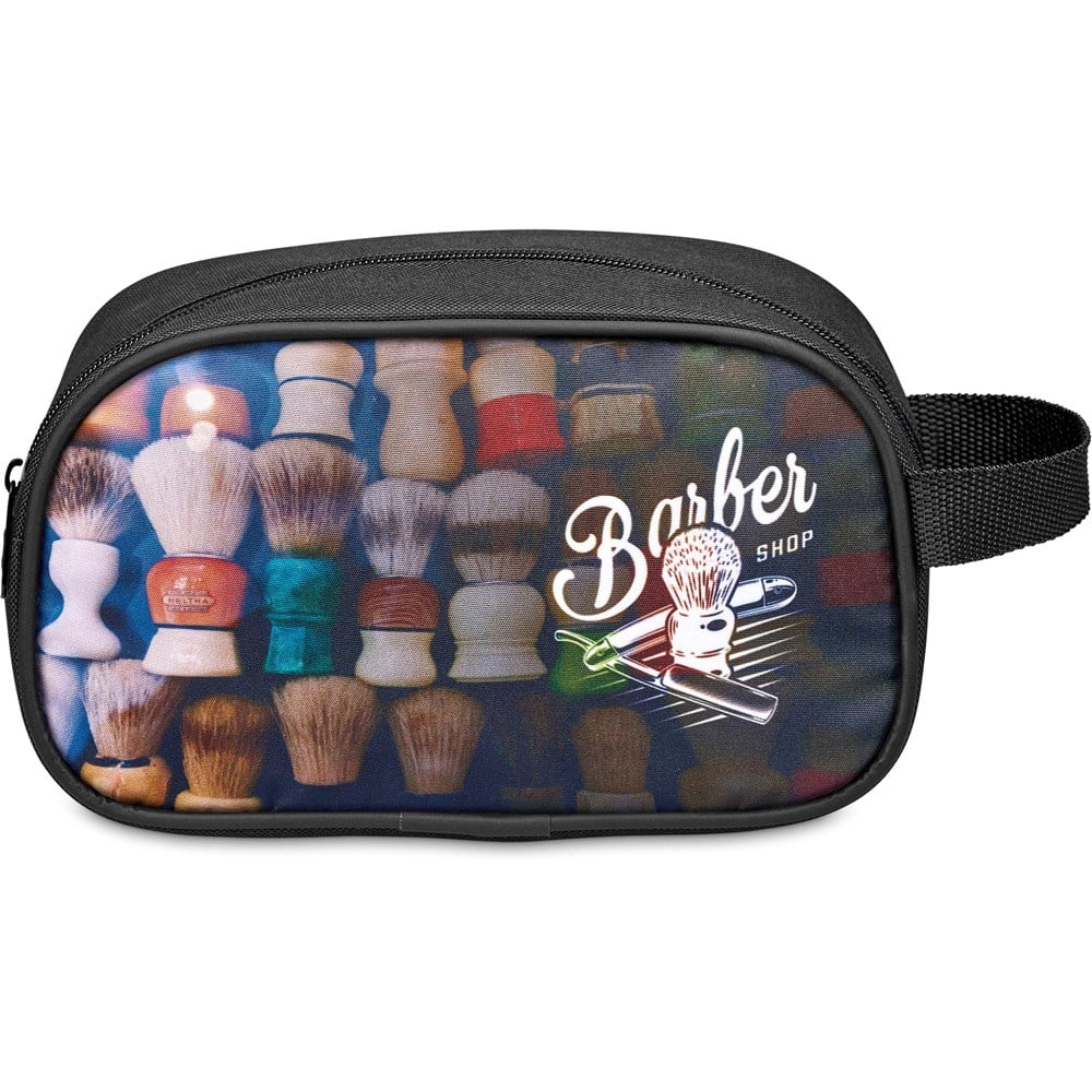 Pre-Printed Sample Custom Jake Toiletry Bag BLACK - and Cosmetic Bags