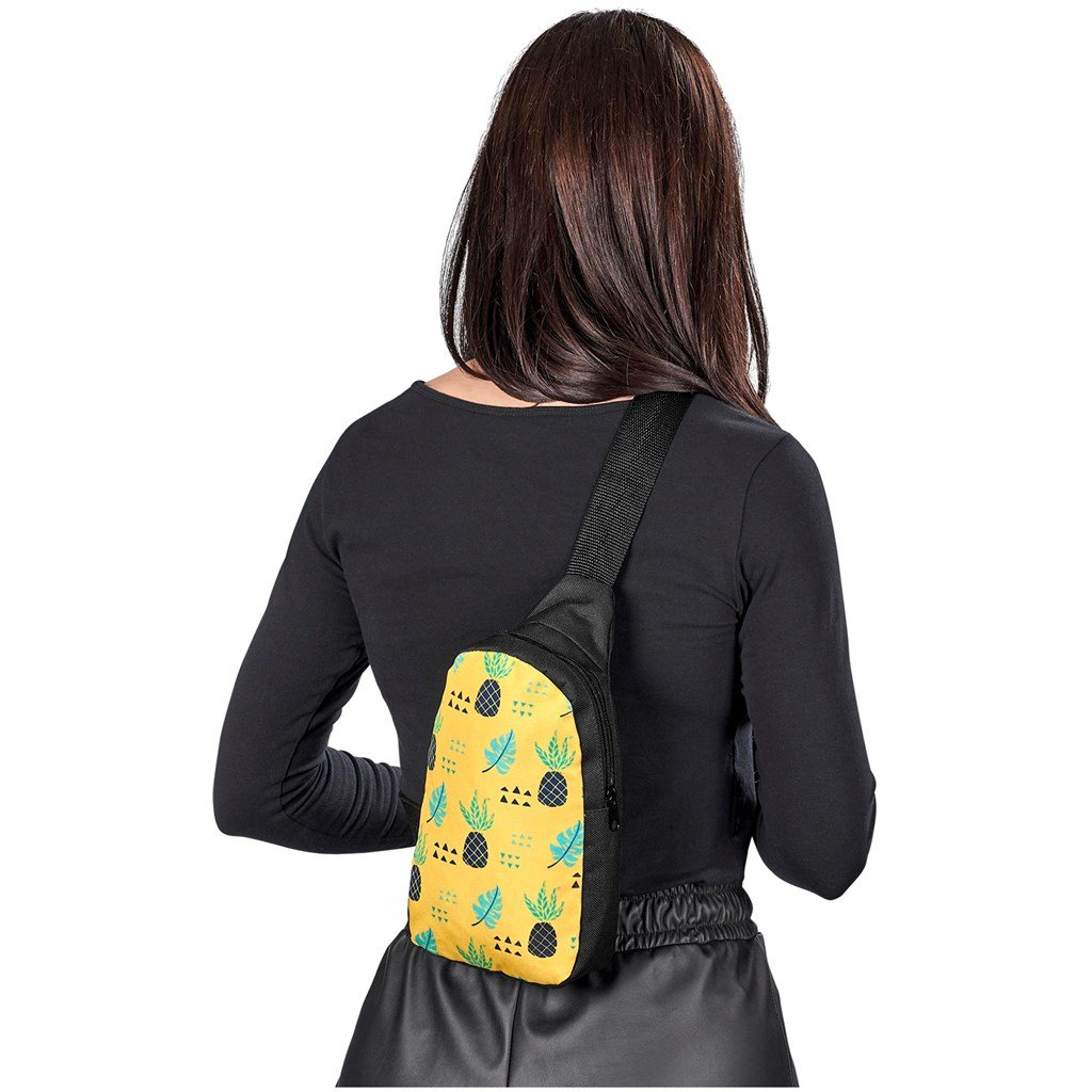 Pre-Printed Sample Custom Journey Crossbody Bag BLACK - and Waist Bags