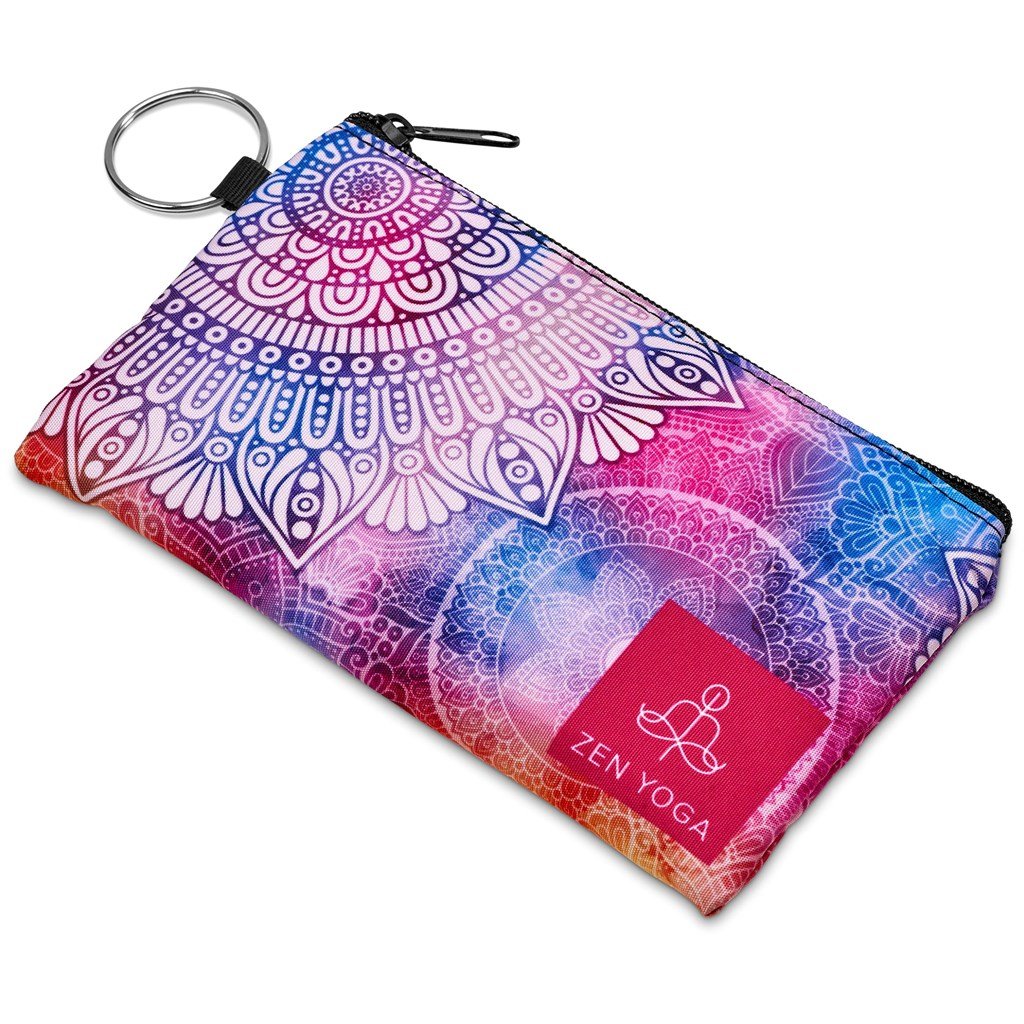 Pre-Printed Sample Custom Kimberley Credit Card & Coin Purse BLACK - Purses and Wallets