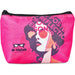 Pre-Printed Sample Custom Leanne Recycled PET Stitch-Bond Midi Toiletry Bag BLACK - and Cosmetic Bags
