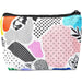 Pre-Printed Sample Custom Leanne Recycled PET Stitch-Bond Midi Toiletry Bag BLACK - and Cosmetic Bags