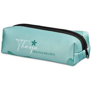 Pre-Printed Sample Custom Neoprene Doodle Pencil Case BLACK - Stationery