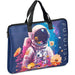 Pre-Printed Sample Custom Plett Neoprene 13-inch Laptop Sleeve with Handles BLACK - Tech Sleeves