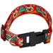 Pre-Printed Sample Custom Rambo Polyester Dog Collar BLACK - Pet Accessories