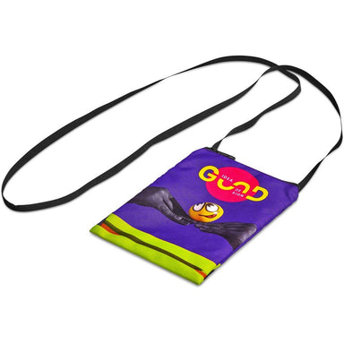 Pre-Printed Sample Custom Robben Cross Body Sling Pouch BLACK - Crossbody and Waist Bags