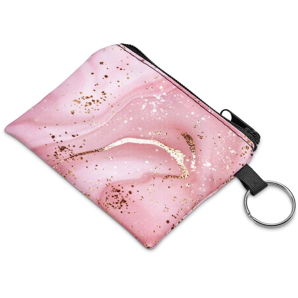 Pre-Printed Sample Custom Spritz Credit Card & Coin Purse BLACK - Purses and Wallets