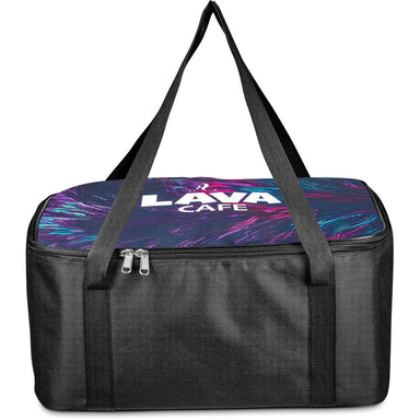 Pre-Printed Sample Custom Sudwala Food Delivery Cooler Bag BLACK - Coolers and Lunchware