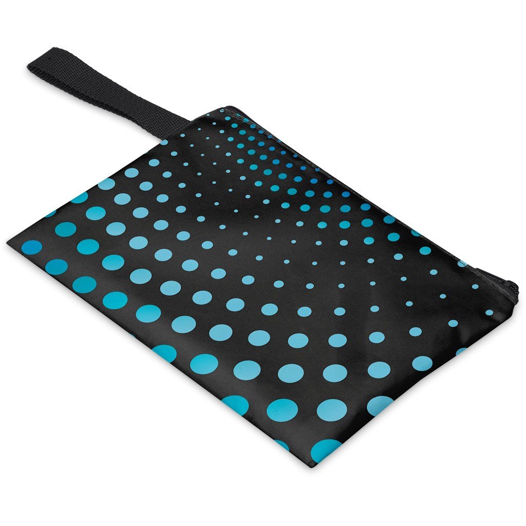 Pre-Printed Sample Custom Summit A5 Document Pouch BLACK - School Accessories,Custom Stationery