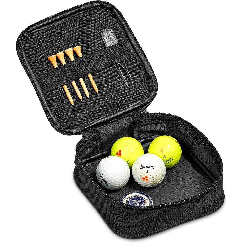 Pre-Printed Sample Custom Valley Club Accessory Golf Bag BLACK - Sports and Fitness